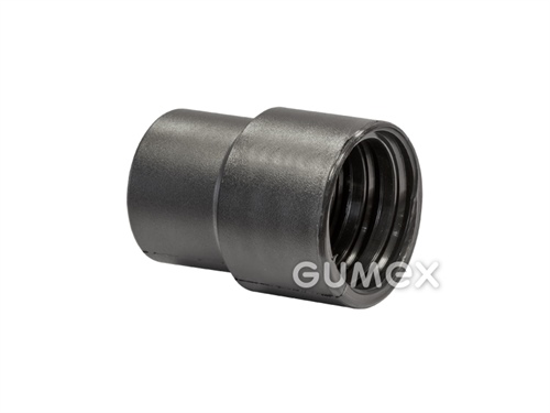 Koncovka 240 EC, 38mm, pre hadice AIRDUC 350, 351, 355, 341, 345, TIMBERDUC 533, odpor <10.3 Ω, Pre-PUR (esterová báza), -40°C/+90°C, čierna